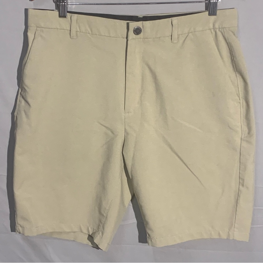Bonobos Shorts Mens 33 Beige Chino Button Fly LightWeight Formal Summer Golf